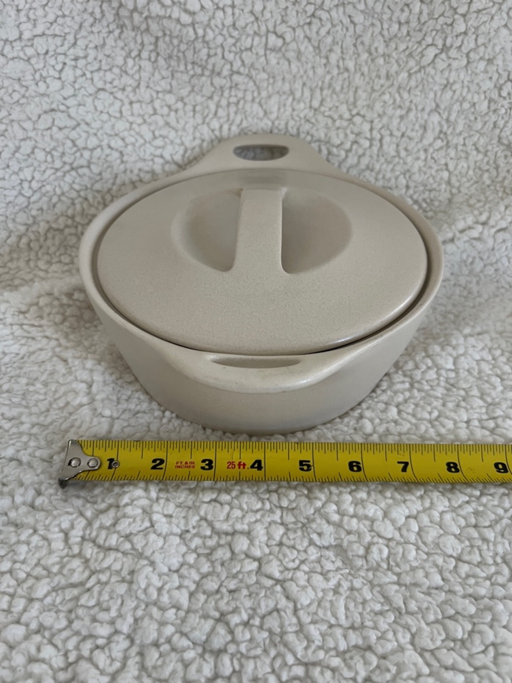 CorningWare Creations Stoneware 1.5 Qt Round Lidded Casserole Dish, excellent - Picture 9 of 10